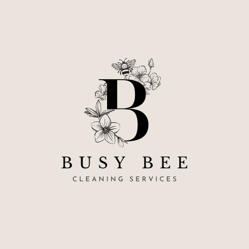 Busy Bee Cleaning Services floral B logo