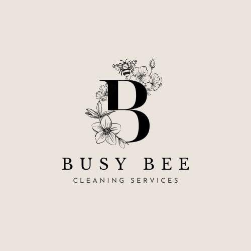 Busy Bee Cleaning Services floral B logo
